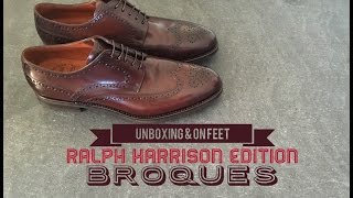 Ralph Harrison Edition brown brogues  business shoes  2016  HD [upl. by Alleunamme]