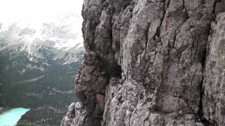 Via Ferrata Alfonso Vandelli Dolomites [upl. by Kaitlin]