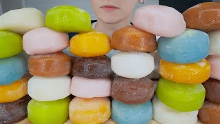 ASMR Mochi Ice Cream Cake Batter Pistachio Chocolate Espresso Salted Caramel Strawberry Mango [upl. by Knuth]