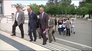 Visite du préfet de lHérault au collège Les Escholiers [upl. by Eilyk]