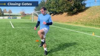 Soccer Warmup Exercises  Hip Mobility [upl. by Nelyt]