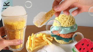 ASMR Sensation Eating Edible Sponges A soft amp Tingling Mukbang No Talking [upl. by Caleb]