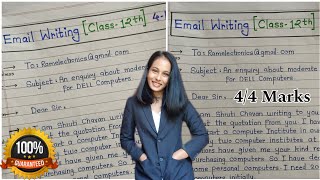 Email Writing Class 12Format EMail Writing 12thEmail WritingFormal Email Writing12th Boards [upl. by Topping71]