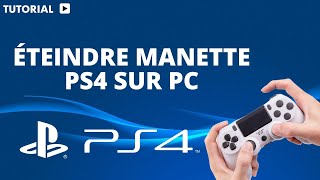 Comment éteindre manette PS4 sur pc [upl. by Elbys]