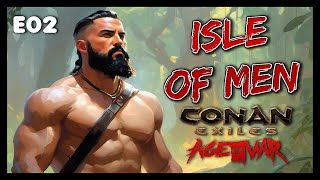 🔥ISLE OF MEN Conan Exiles Crazy Storm and Dangerous Beaches [upl. by Nolek]