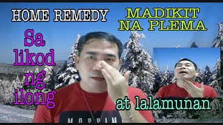 PLEMA SA LIKOD NG ILONG AT LALAMUNAN HOME REMEDY l Noi Kwento [upl. by Park]