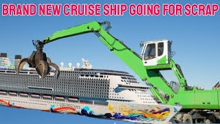 Brand New Cruise Ship Going for Scrap SHOCKING NEWS [upl. by Anire]