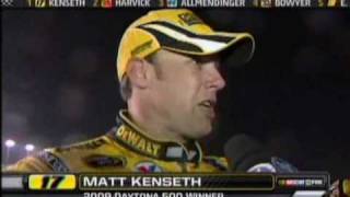 Matt Kenseth Wins Daytona 500 2009 [upl. by Autrey]