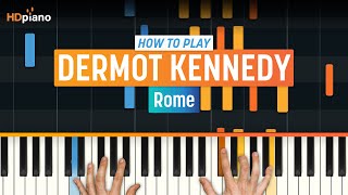 How to Play quotRomequot by Dermot Kennedy  HDpiano Part 1 Piano Tutorial [upl. by Akimehs371]