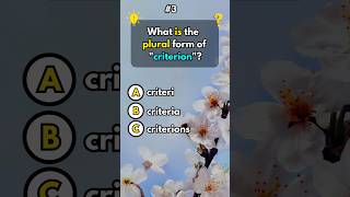 5 Plural Form Secrets Every Grammar Pro Knows Part 89 quiz quiztime trivia [upl. by Betthezel]