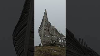 Norway Vardø  Drakkar Leviathan Sculpture [upl. by Bluhm]