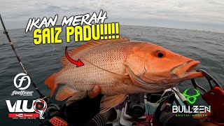 Ikan MERAH saiz PALING PADU Trip GILA bersama nadiFISHHUNTER  VLUQ490  Kayak Fishing Malaysia [upl. by Alihs]