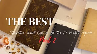 Louis Vuitton POCKET AGENDA  Budget Friendly amp DIY Inserts  Part 2 [upl. by Nauaj]