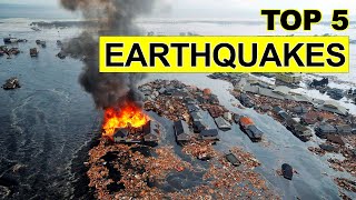 TOP 5 powerful EARTHQUAKES in history [upl. by Alakim685]