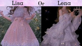 LISA OR LENA 💜┆BEAUTIFUL DRESSESACCESSORIES amp JEWELLERY 🥰✨┆darshinyy15 [upl. by Ssepmet]