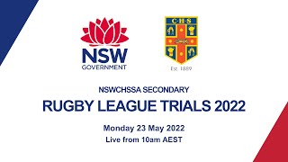 NSWCHSSA Secondary Rugby League Trials  Day 1 [upl. by Hteazile876]