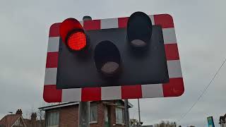 antrim station level crossing co antrim 291024 [upl. by Gaulin]