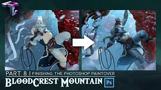 BloodCrest Mountain  Part 8  Finishing The Photoshop Paintover [upl. by Sidonia]