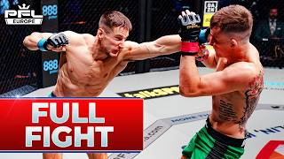 Lightweight European Champion  Jakub Kaszuba vs John Mitchell  Full Fight  PFL Europe 4 [upl. by Vladamar]