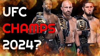 Predicting Every UFC Champion By 2024 [upl. by Hobart]