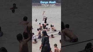 Ganga Snan Masti The Ultimate Dubki Pure Bliss Experience the Joy Moments Dive Splash Have Fun love [upl. by Karlens518]