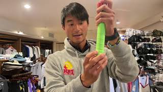 THE SECRET WAY TENNIS PROS PUT ON A OVERGRIP [upl. by Alimak]