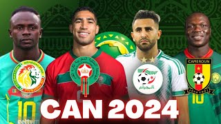 CAN 2024  Des matchs incroyables en perspective Maroc Algérie Sénégal Egypte [upl. by Ytsrik]