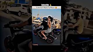 Ladki ne rider KO middle finger 🖕 dikhaie 🤯😵 shorts ytshorts viralshort viralvideos ktm [upl. by Leanor]