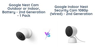 🔎 Google Nest Cam Outdoor vs Indoor 2nd Gen  Which One is Better 🤔 [upl. by Rowley]