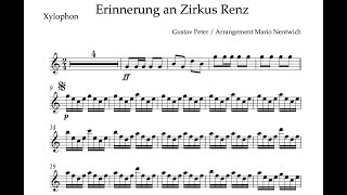 Erinnerung an Zirkus Renz Playalong  Tempo 104 [upl. by Tobi153]