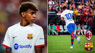 AC Milan vs Barcelona 01 Preseason Friendly 2023  Match Reaction [upl. by Katie]