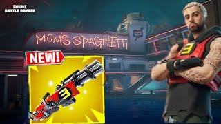 VINCO la partita PER 1HP con la Minigun MITICA  FORTNITE remix [upl. by Matilda]