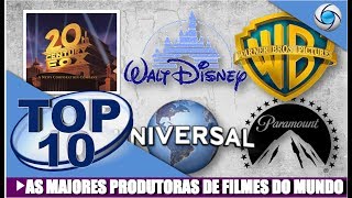 👋👋TOP 10 As Maiores Produtoras de Filmes do Mundo [upl. by Nico]