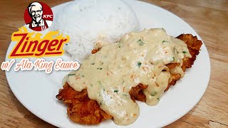 KFC STYLE CHICKEN FILLET ALA KING  ZINGER STEAK HACK  THE BEST ALA KING SAUCE [upl. by Leia]