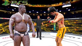 UFC4 Bruce Lee vs African Bombandier EA Sports UFC 4 [upl. by Leinad]