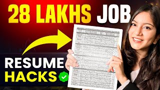 This Resume Got Me a 28L Job ➤ Revealing SECRET Resume Hacks [upl. by Fishbein10]