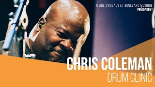 Drum Clinic Chris Coleman [upl. by Ahsuas603]