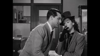 His Girl Friday 1940 Cary Grant amp Rosalind Russell [upl. by Nabroc]