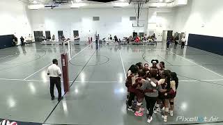 US Girls Varsity Volleyball vs Victoria Soto  Semifinals in Perspective Volleyball Tournament [upl. by Rockefeller]