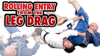 Rolling Back Take from the Leg Drag Guard The 1st Crab Ride Entry You Should Learn [upl. by Yrruc994]