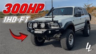 INSANE 300HP 1HDFT 80 SERIES  Larrikin Rundowns EP 2 [upl. by Notgnilliw349]