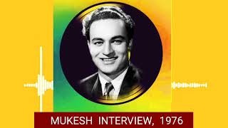 Mukesh Interview singing Dil Jalta Hai To Jalne de mukeshsuperhitsongs [upl. by Terri75]