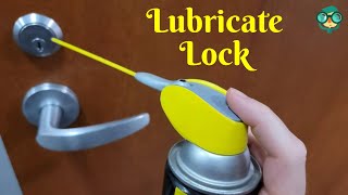 How to Lubricate a Lock How to Lubricate Door Locks How to Unstick a Lock [upl. by Zimmerman]