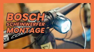 Scheinwerfer Montage an Bosch Smart System Motor [upl. by Fields]