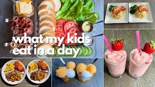 WHAT MY KIDS EAT IN A DAY  DAY 53 [upl. by Catherin]