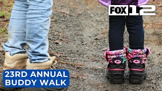 23rd Annual Buddy Walk happens this weekend in Lake Oswego [upl. by Heyes]