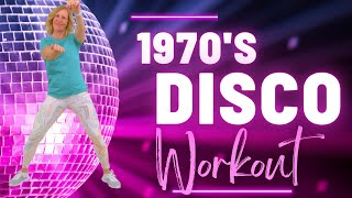 15 min 1970s DISCO Workout  Disco Music Dance Workout [upl. by Janine]