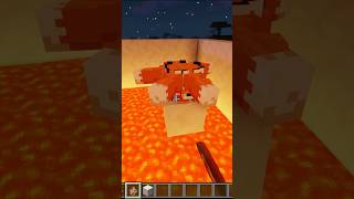 Chicken vs foxs minecraft minecraftshorts shorts [upl. by Annaitsirk]