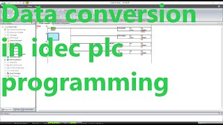 14 an Idec Plc Programming Data Conversion Binary Hexadecimal Octal ASCII [upl. by Floria]