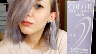 SMOKY LAVENDER HAIR ION COLOR BRILLIANCE [upl. by Edythe]